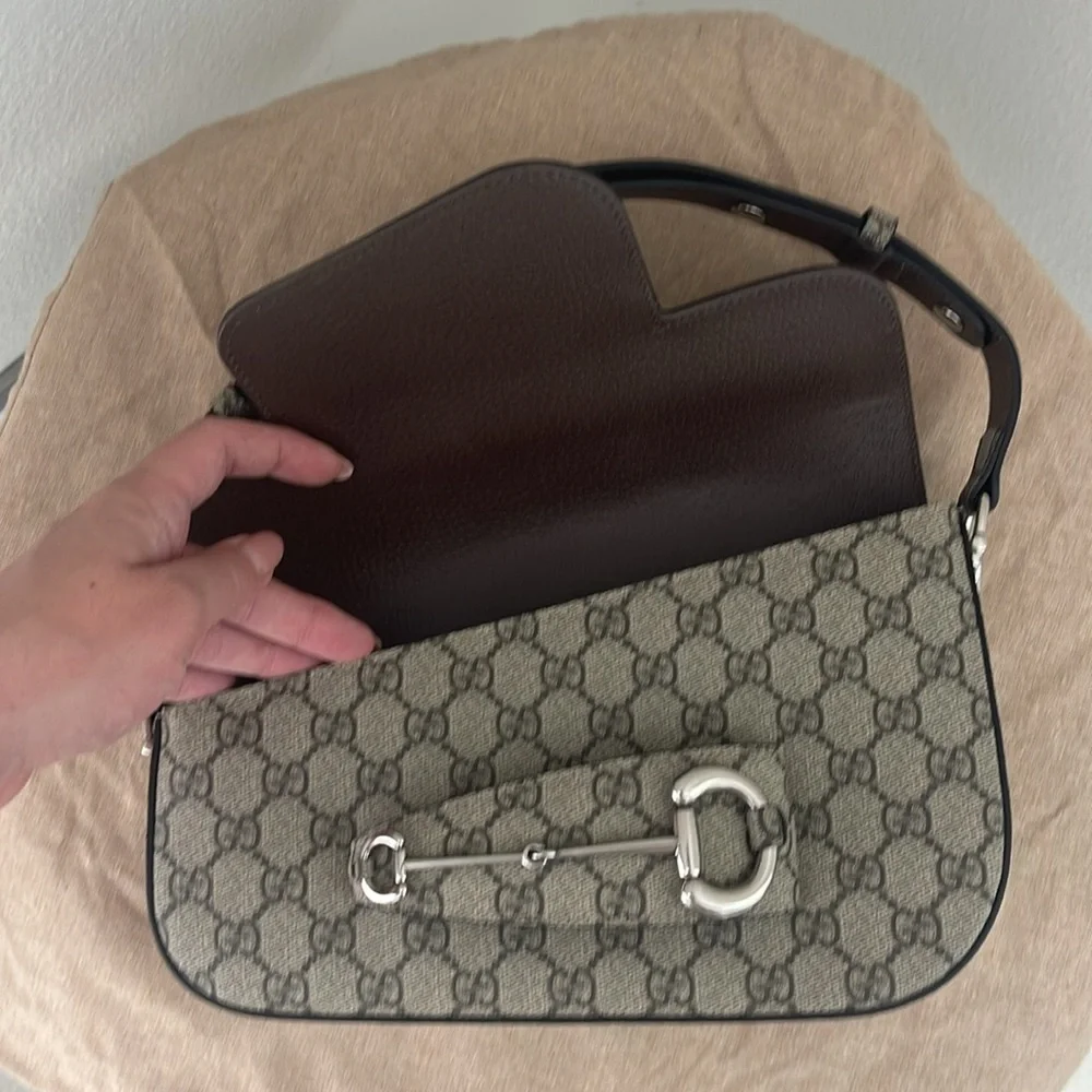 $4,500 New Authentic GUCCI Horsebit Shoulder Bag 1955 Purse LIMITED EDITION